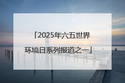 2025年六五世界环境日系列报道之一
